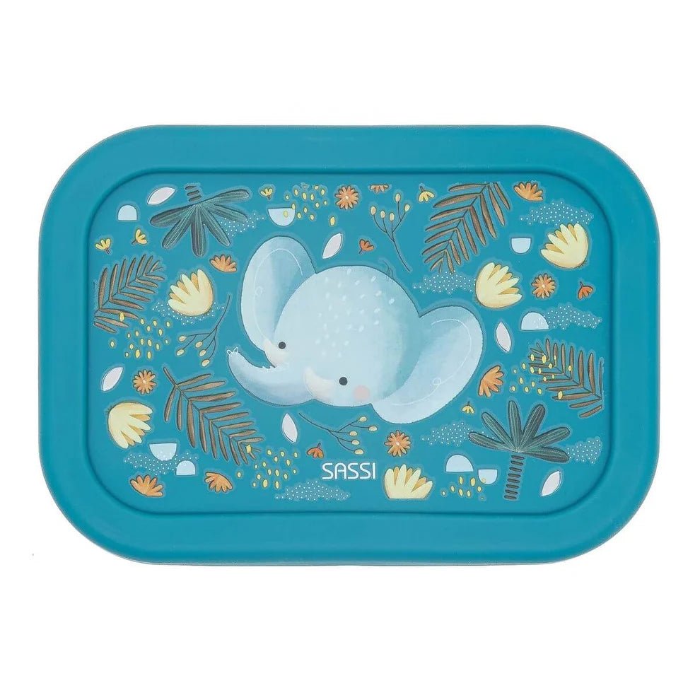 Caja almuerzo de silicona Elefante - BEBABI