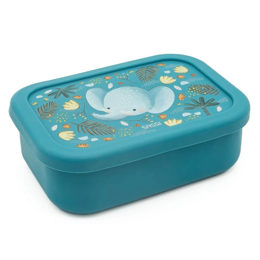 Caja almuerzo de silicona Elefante - BEBABI