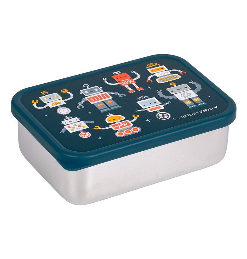 Caja de Almuerzo Acero Robots - BEBABI