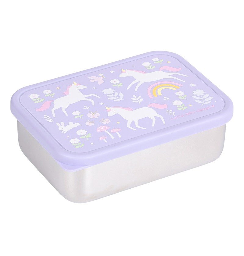 Caja de Almuerzo Acero Unicornio - BEBABI