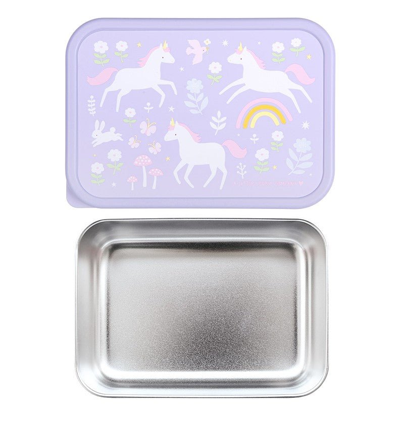 Caja de Almuerzo Acero Unicornio - BEBABI