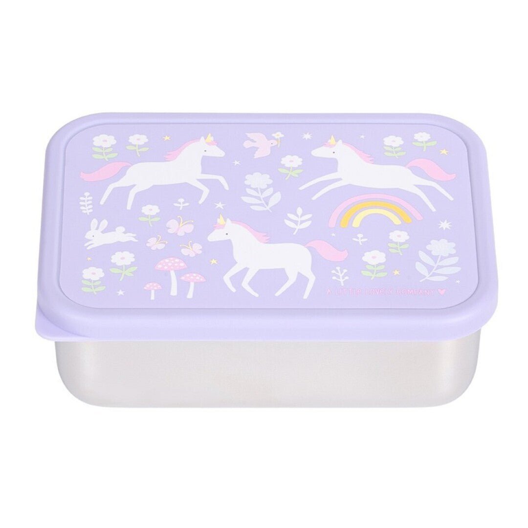 Caja de Almuerzo Acero Unicornio - BEBABI