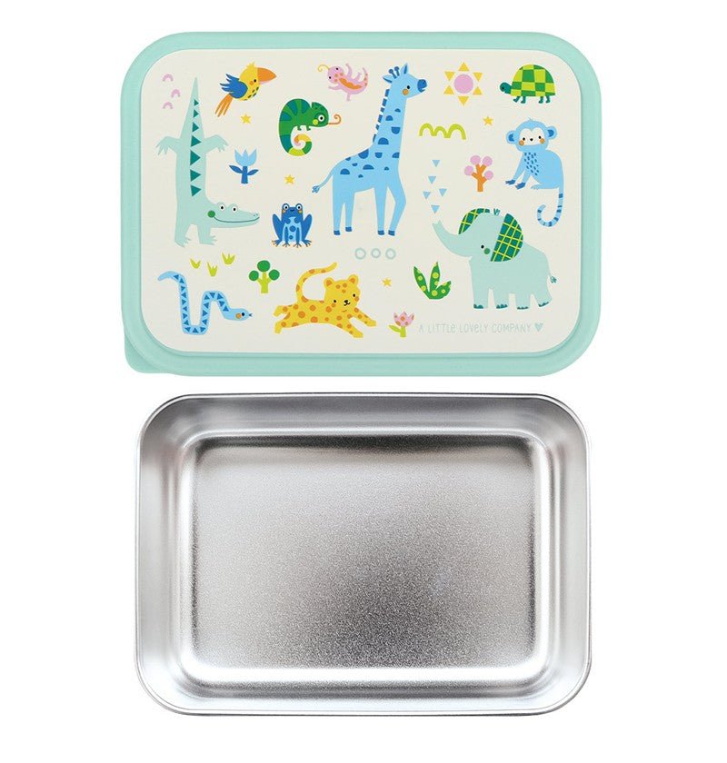 Caja de Almuerzo de Acero Jungla - BEBABI