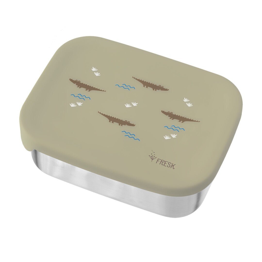 Caja de Almuerzo Fresk Cocodrilo de Acero Inoxidable - BEBABI