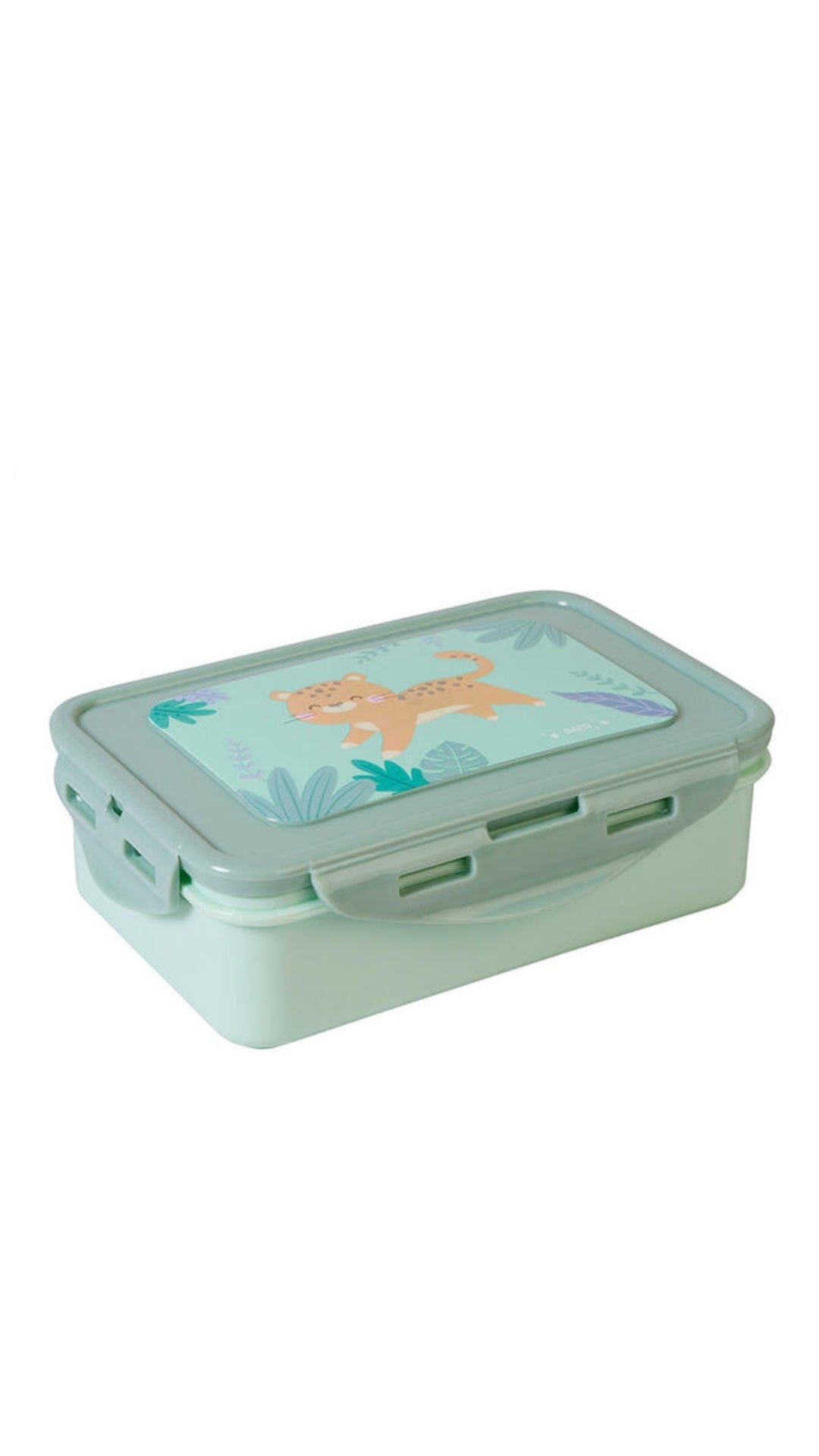 Cajita almuerzo L 550 ml. verde - MINI MUNDO