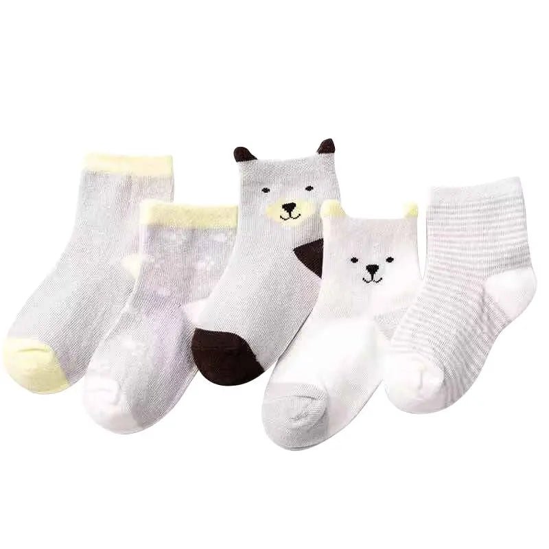 Calcetines de bebe (x5 Pares) - animales - MINI MUNDO