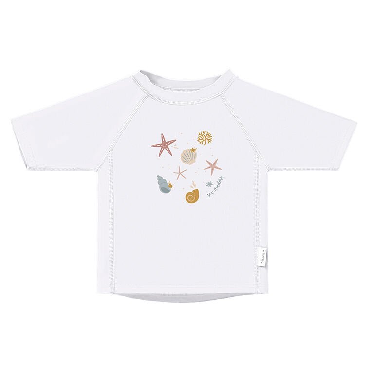 Camiseta protección solar +50UV (blanco) - SARO - MINI MUNDO