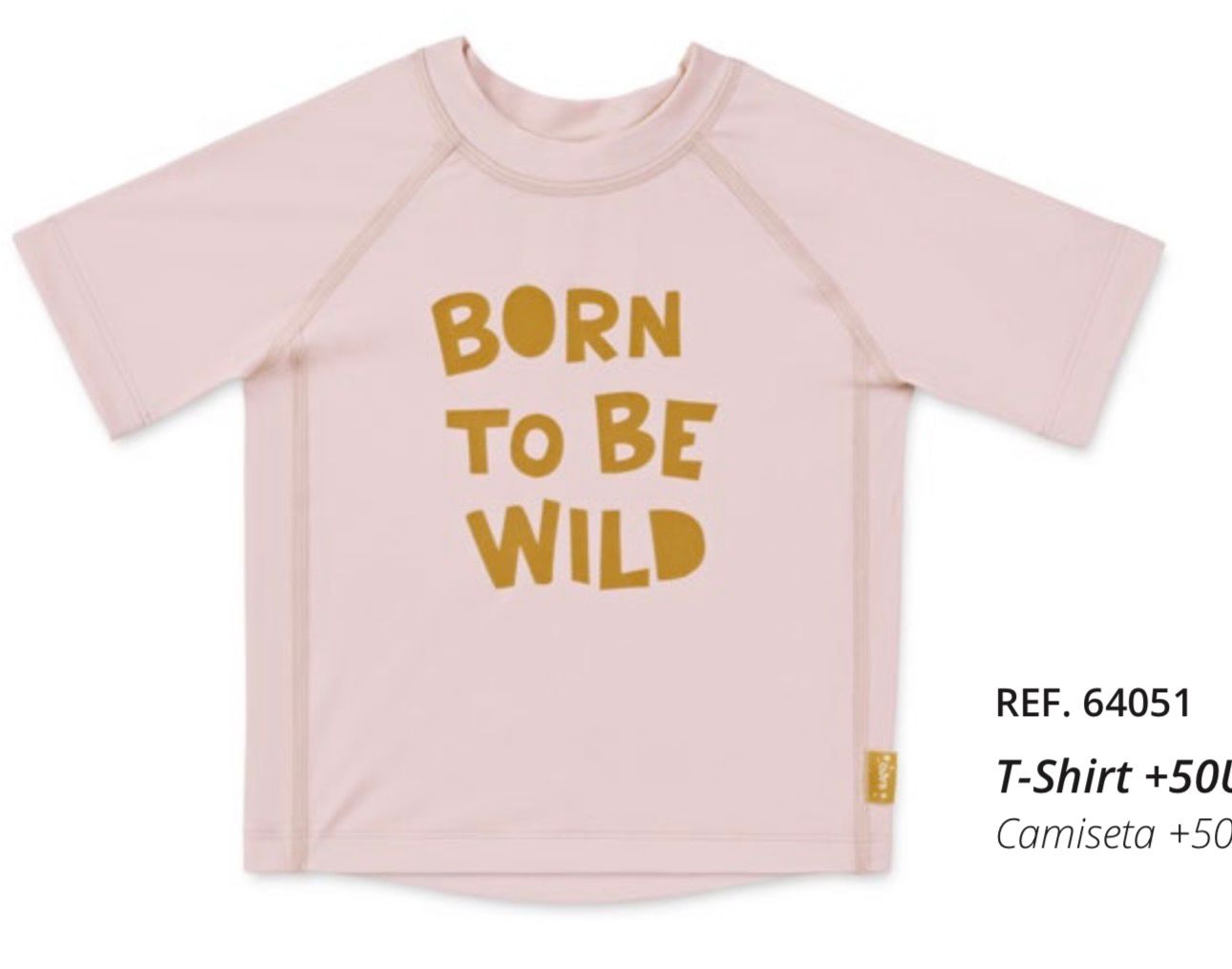 Camiseta protección solar +50UV Born To Be Wild - SARO - MINI MUNDO