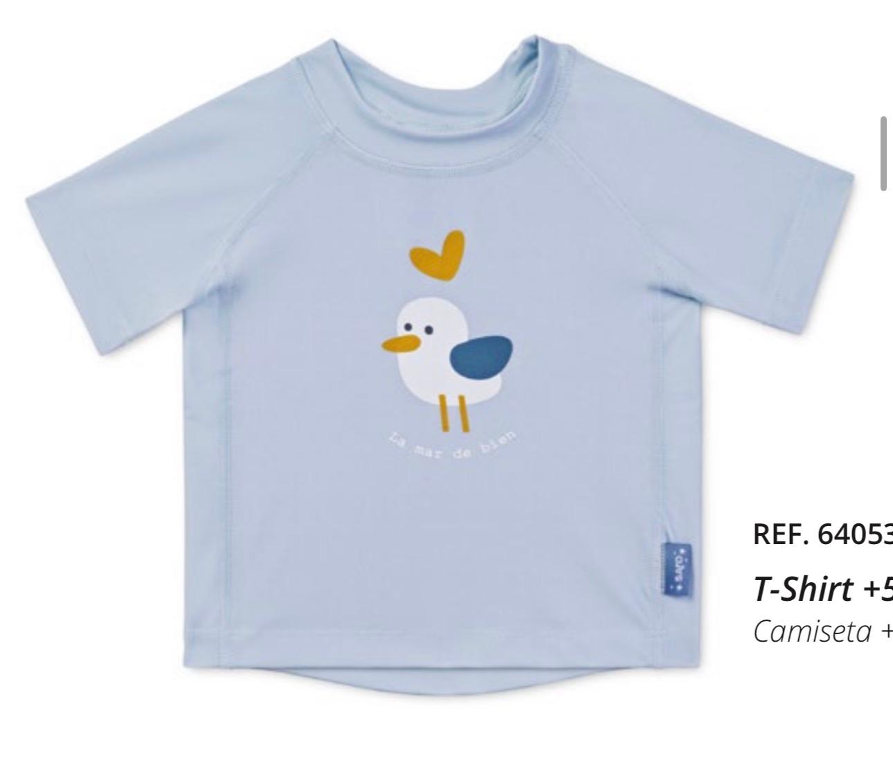 Camiseta protección solar +50UV Navy Hugs - SARO - MINI MUNDO