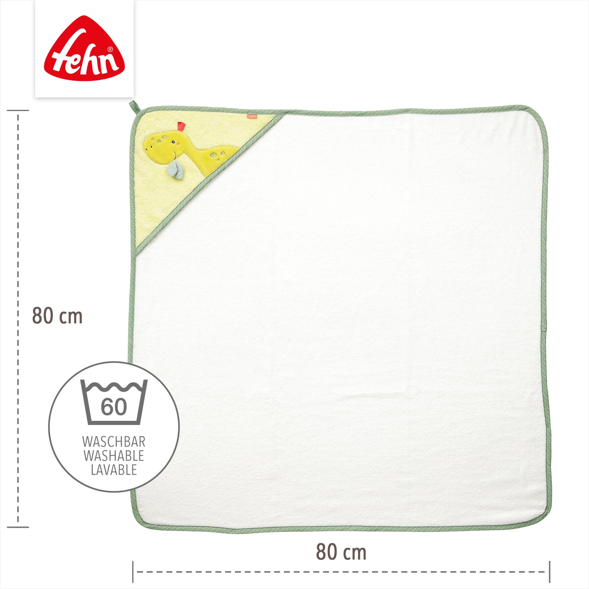 Capa de baño capucha dino - MINI MUNDO