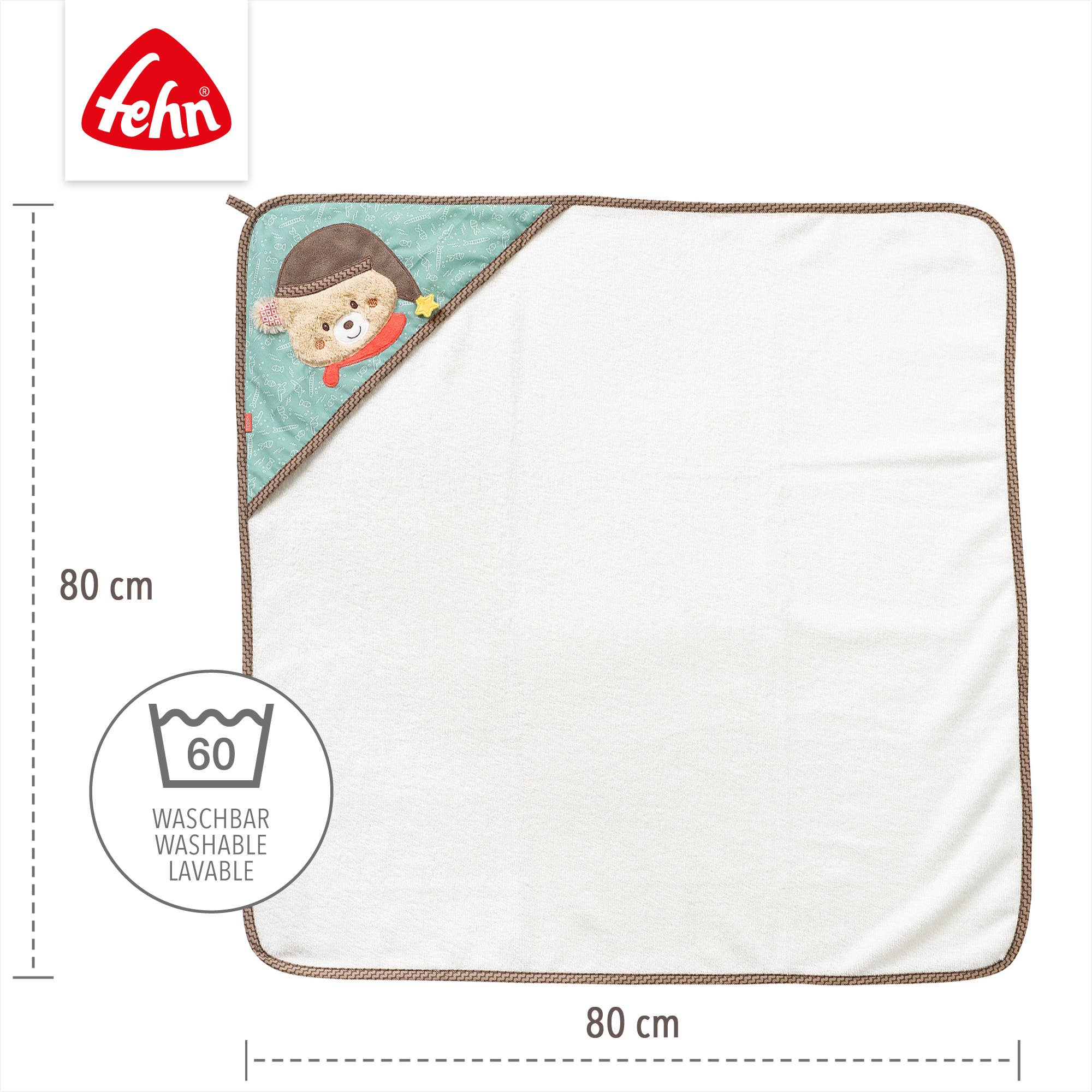 Capa de baño capucha Oso - MINI MUNDO
