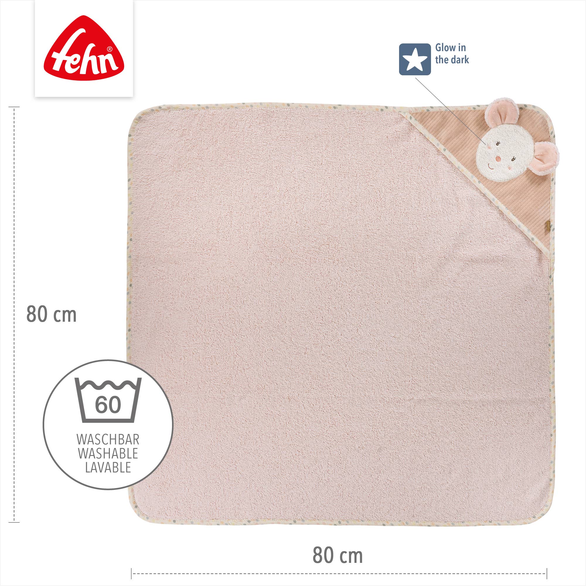 Capa de baño capucha Ratita - MINI MUNDO