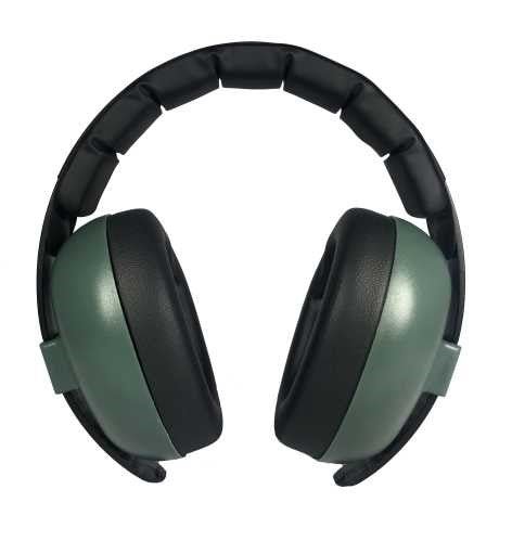 CASCOS ANTI RUIDO BANZ DARK GREEN BABY - MINI MUNDO