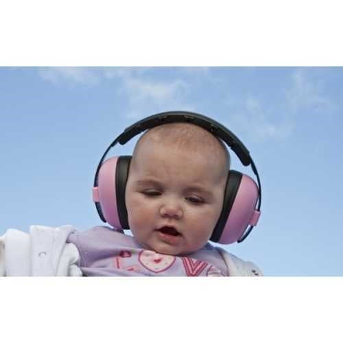 CASCOS ANTI RUIDO BANZ ROSA BABY - MINI MUNDO