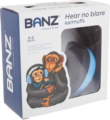 CASCOS ANTI RUIDO BANZ SKY BLUE BABY - MINI MUNDO