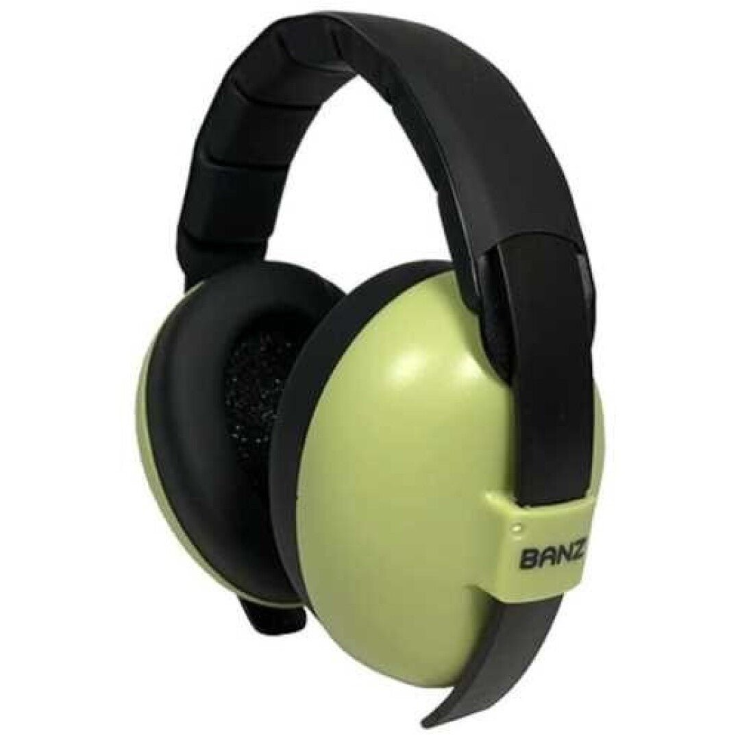 CASCOS ANTI RUIDO BANZ VERDE LIMA BABY - MINI MUNDO