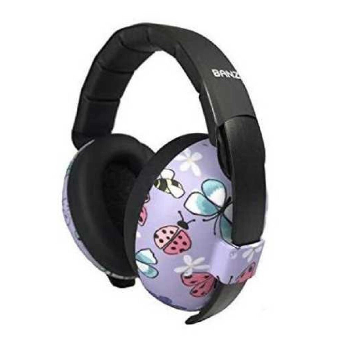CASCOS BANZ ANTI RUIDO MARIPOSAS BABY - BEBABI
