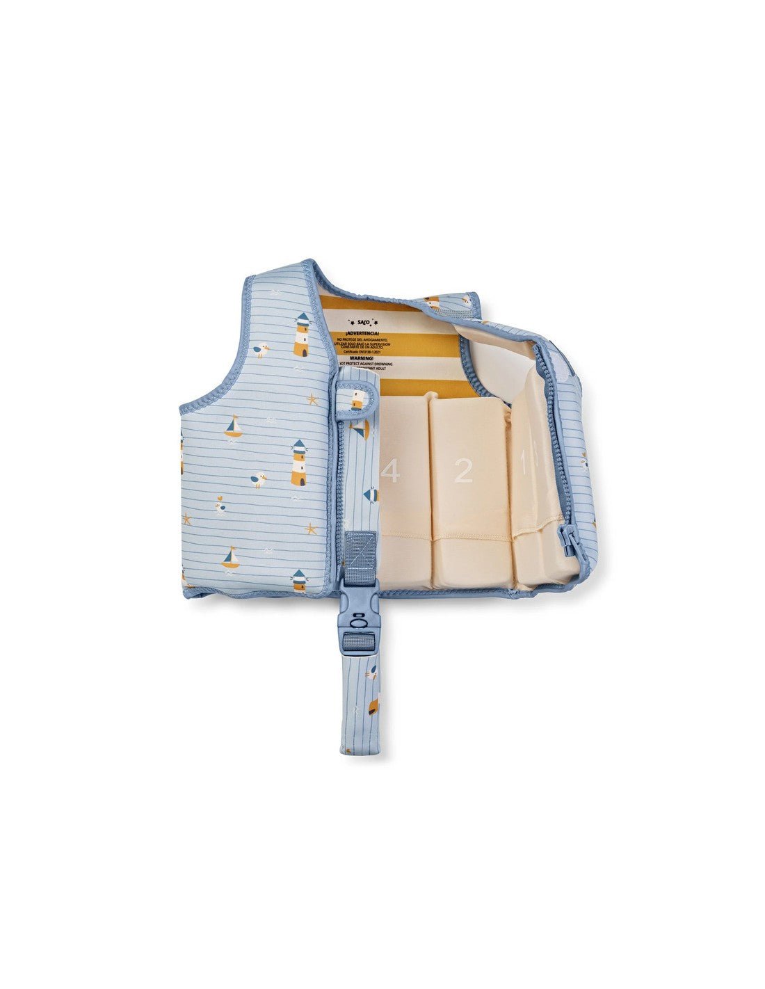 Chaleco Flotador 3 - 6 años Navy Hugs SARO - MINI MUNDO