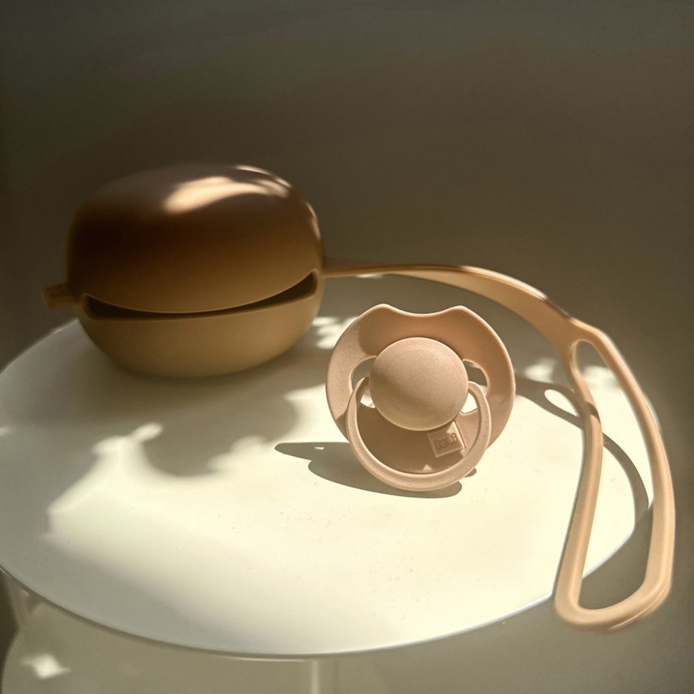 Chupetes LOVI Prime Silicona Dinámico 6 - 18 Meses 2 uds Ivory Glow/Blush Glow | Chupete Fisiológico Bebé - MINI MUNDO