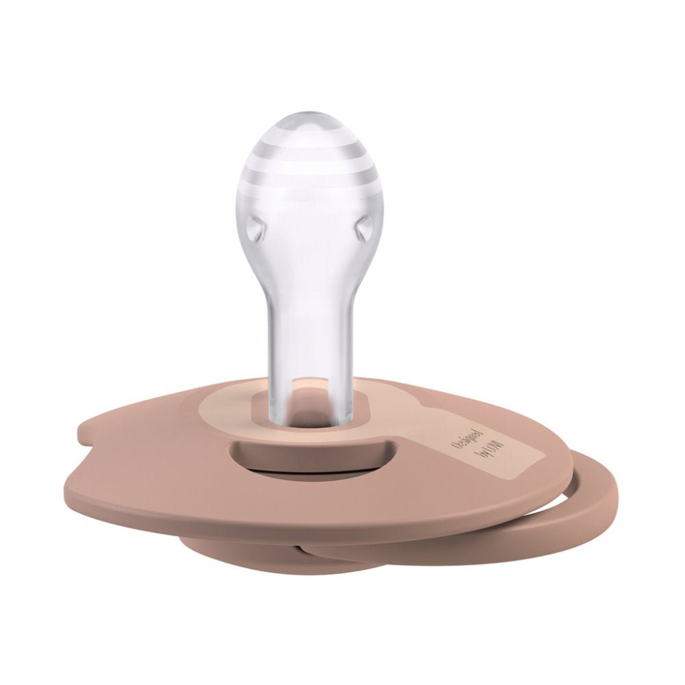 Chupetes LOVI Prime Silicona Dinámico 6 - 18 Meses 2 uds Ivory Glow/Blush Glow | Chupete Fisiológico Bebé - MINI MUNDO