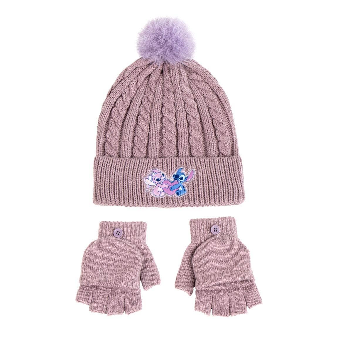 Conjunto gorro y guantes - Stich - MINI MUNDO