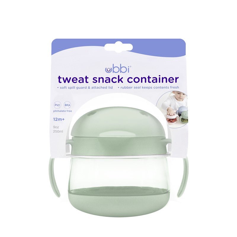 Contenedor de Snacks Verde Ubbi - MINI MUNDO