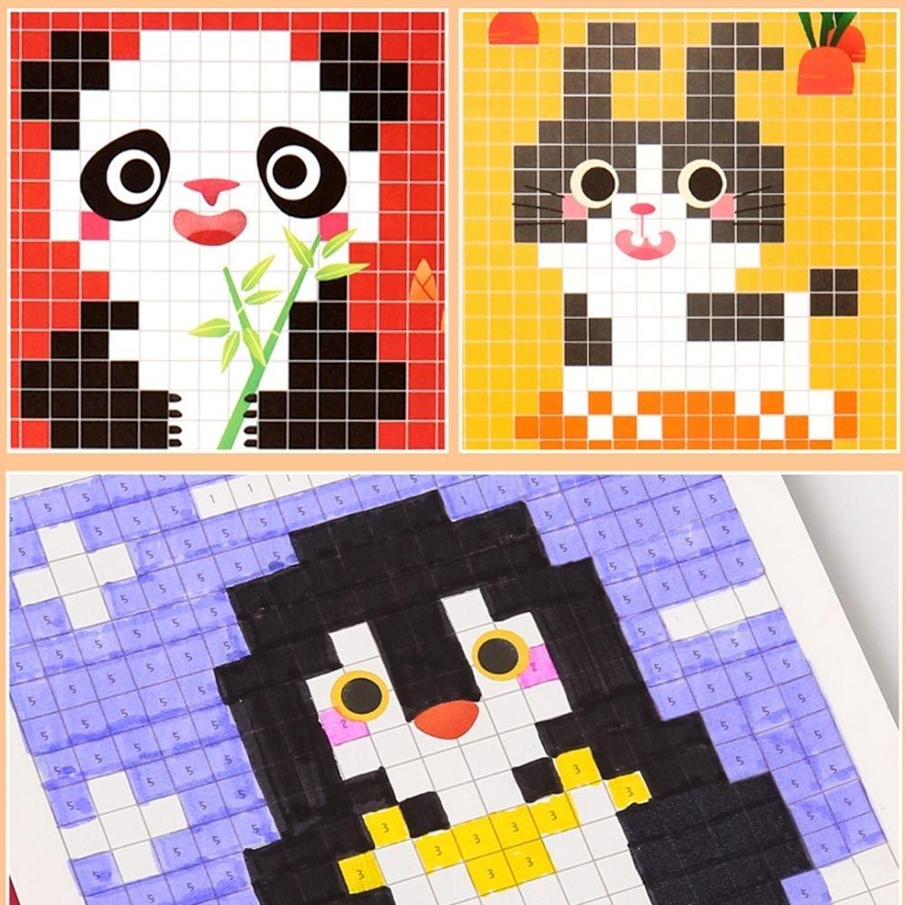 Cuaderno Pixel Art ANIMAL WORLD - MINI MUNDO
