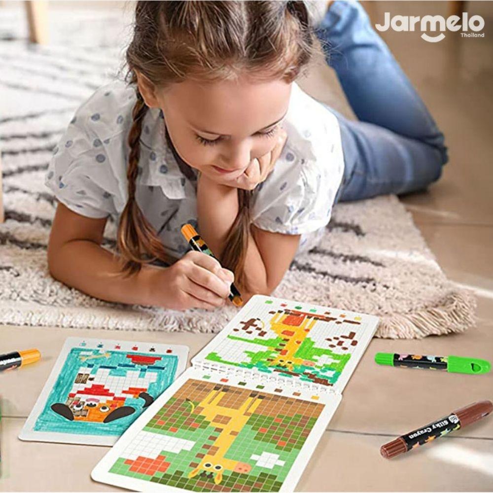 Cuaderno Pixel Art ANIMAL WORLD - MINI MUNDO