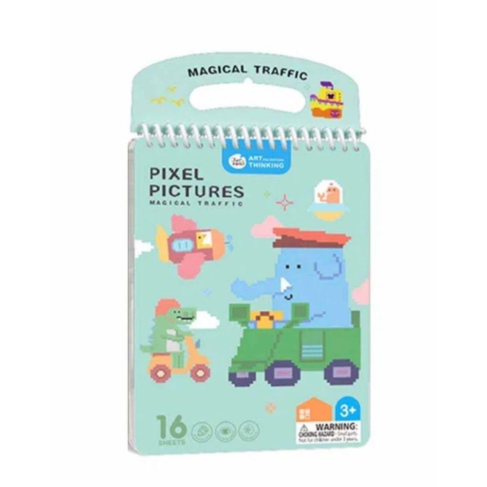 Cuaderno Pixel Art MAGICAL TRAFFIC - MINI MUNDO