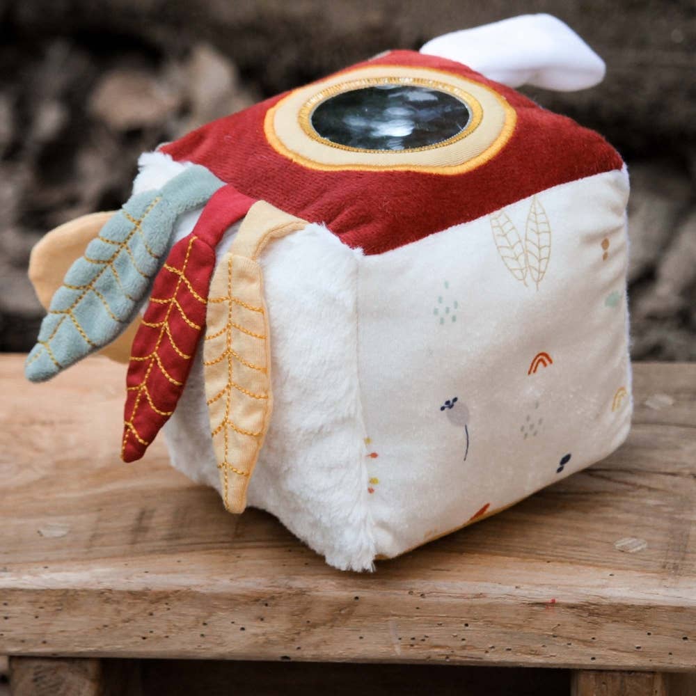 Cubo de actividades para bebés - Búho - MINI MUNDO