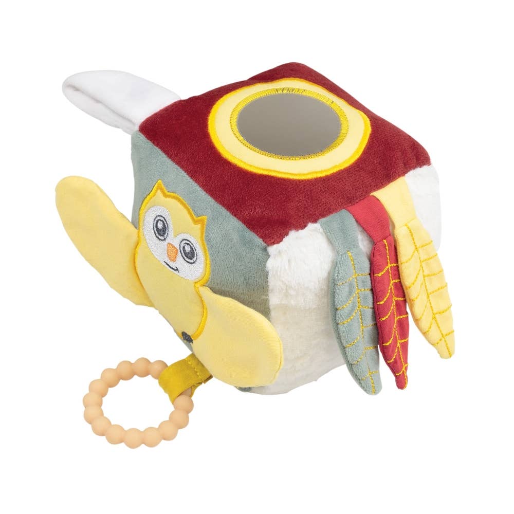 Cubo de actividades para bebés - Búho - MINI MUNDO