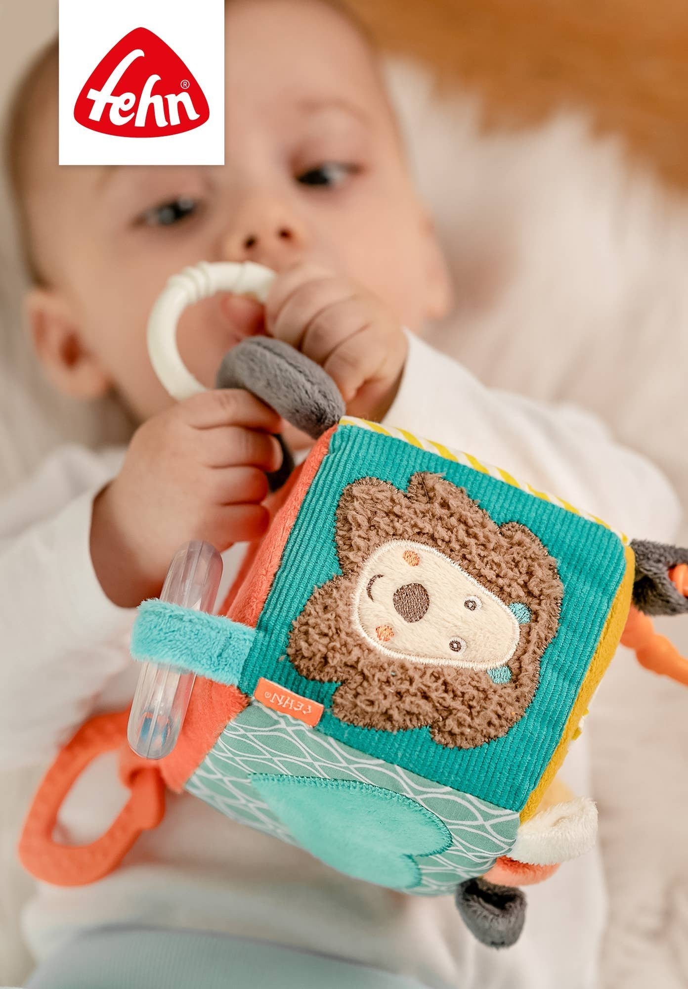 Cubo de actividades peluche para bebés - MINI MUNDO