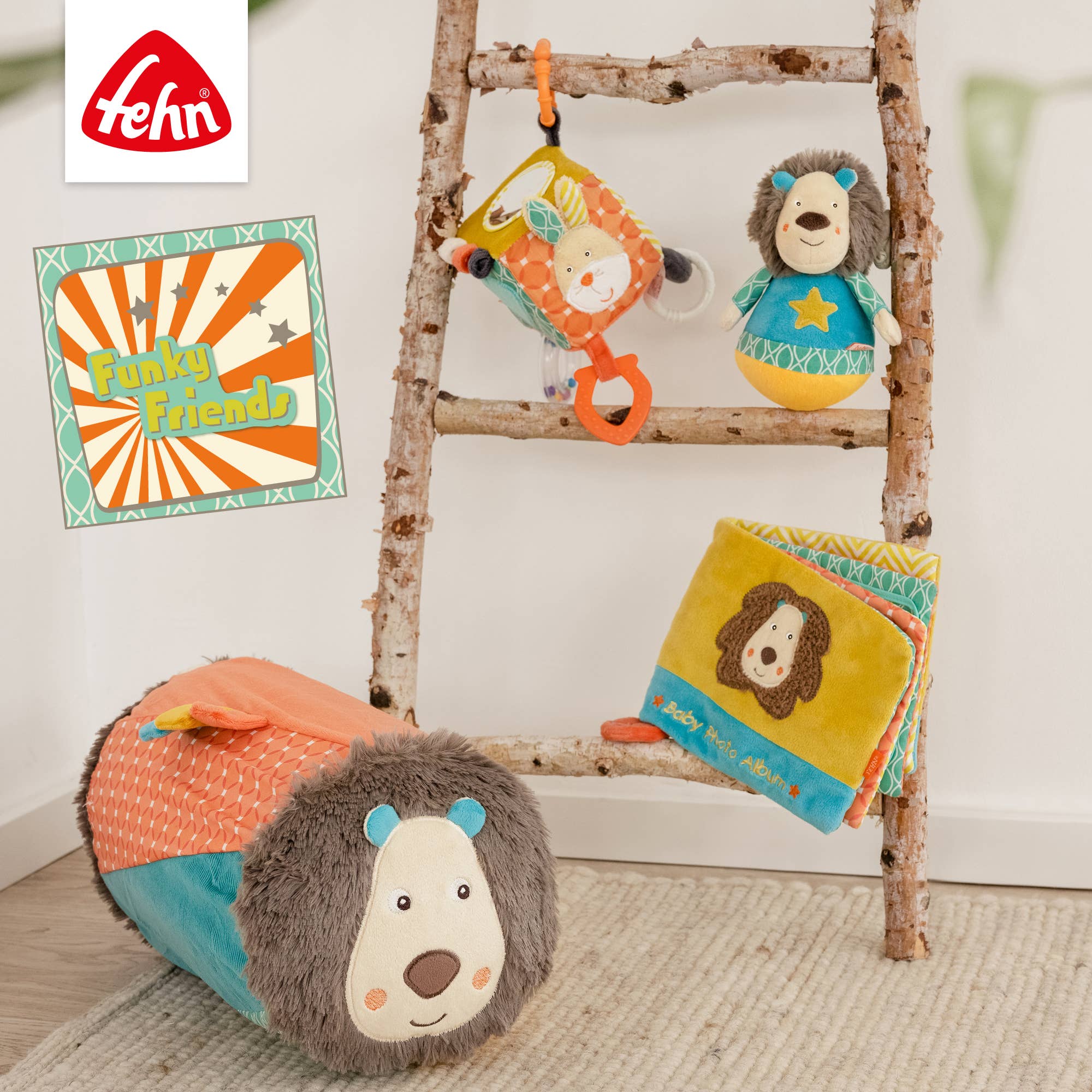 Cubo de actividades peluche para bebés - MINI MUNDO