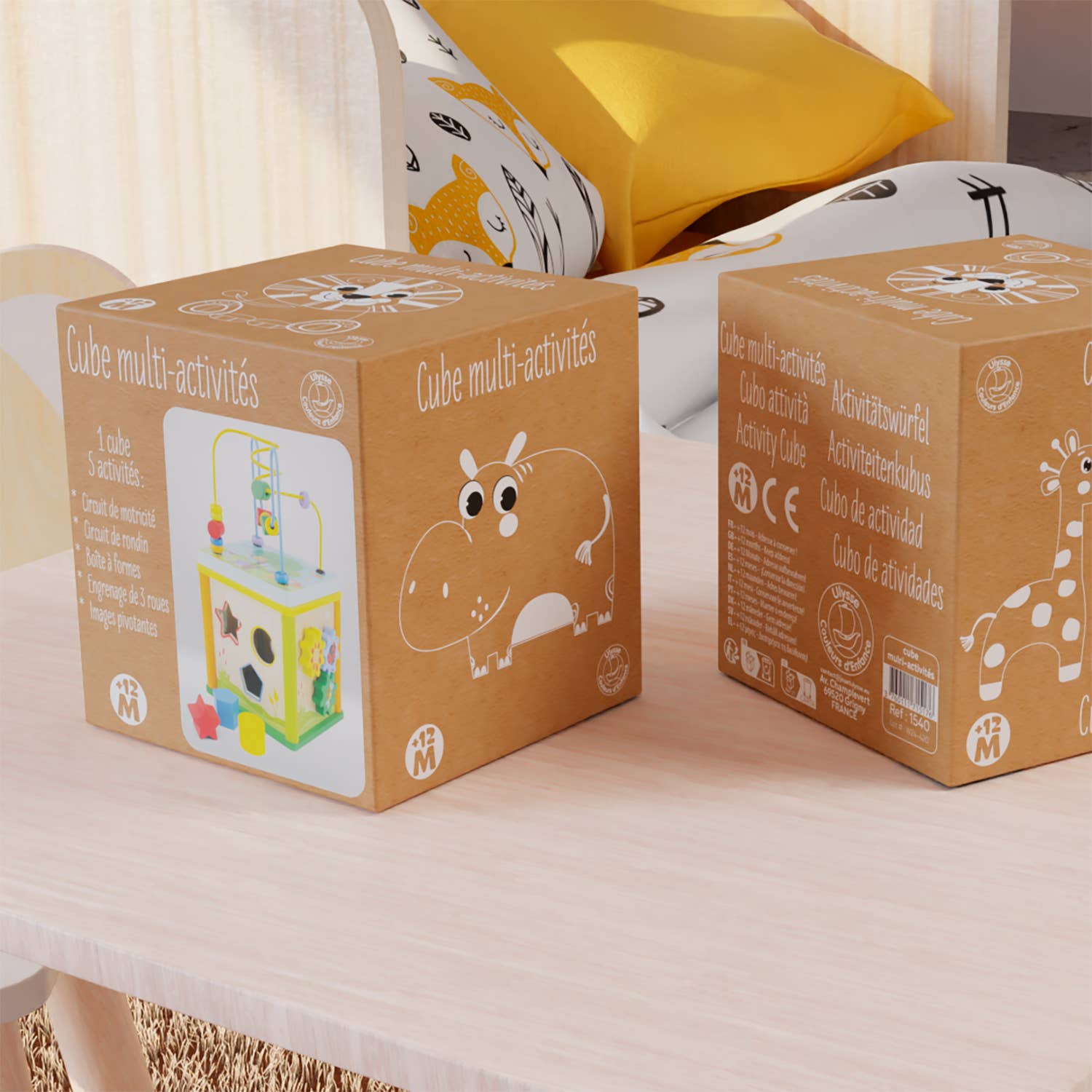 Cubo multi actividad madera - MINI MUNDO