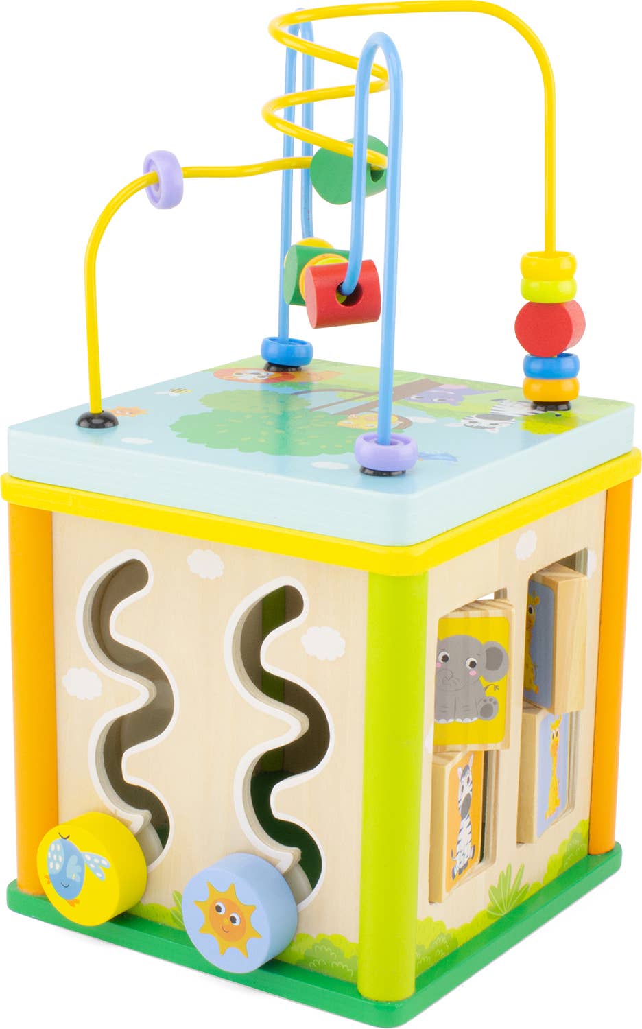 Cubo multi actividad madera - MINI MUNDO