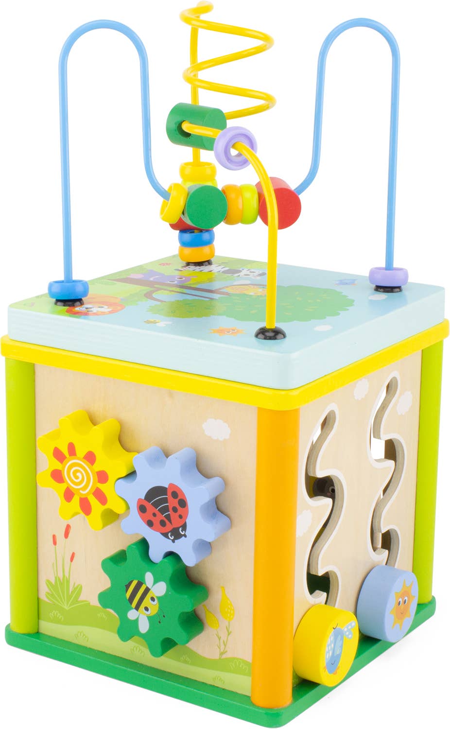 Cubo multi actividad madera - MINI MUNDO