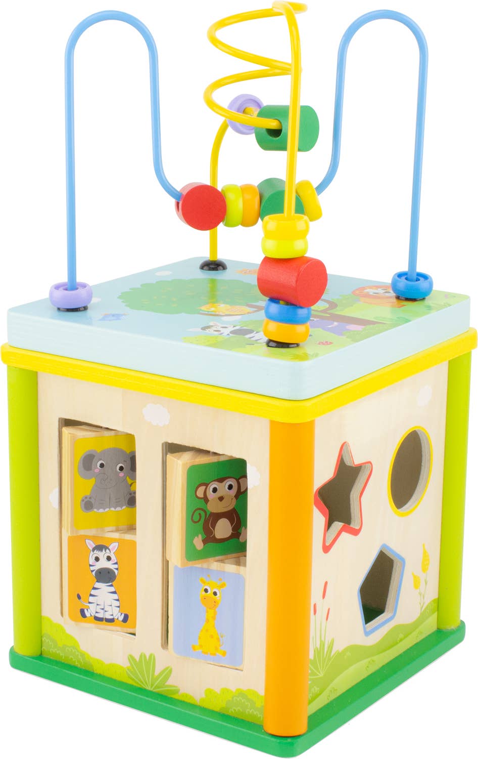 Cubo multi actividad madera - MINI MUNDO
