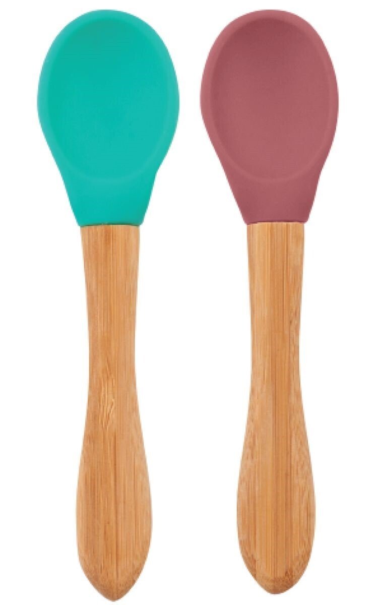 CUCHARAS VERDE/ROSADO MINIKOIOI - MINI MUNDO