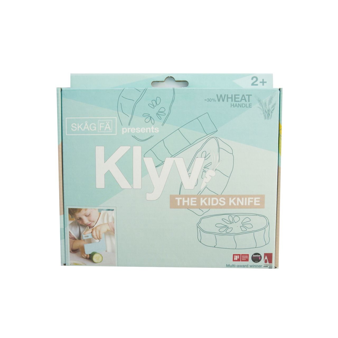 Cuchillo Seguro para Niños Klyv Aqua SKÅGFÄ - MINI MUNDO