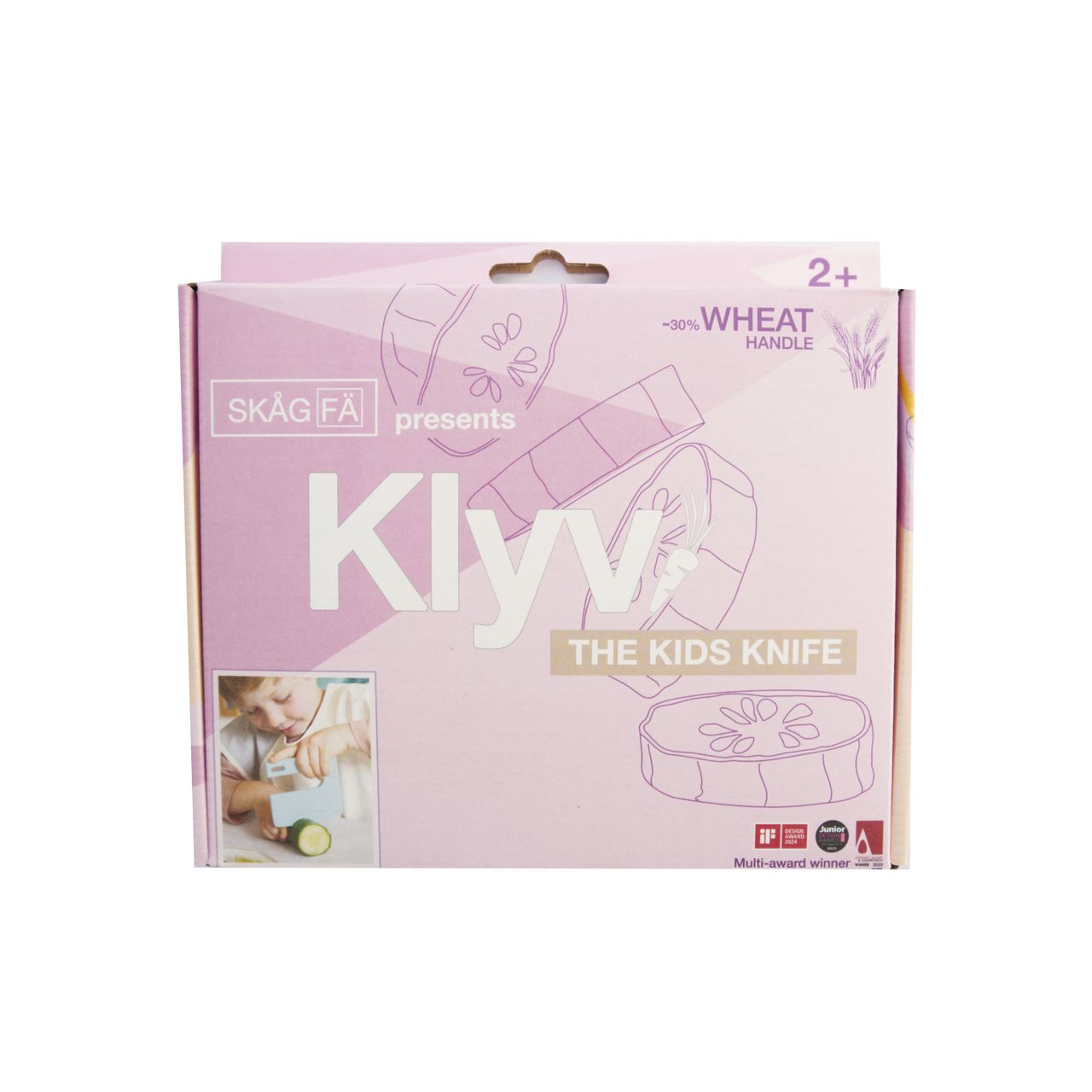Cuchillo Seguro para Niños KLYV Rose SKÅGFÄ - MINI MUNDO