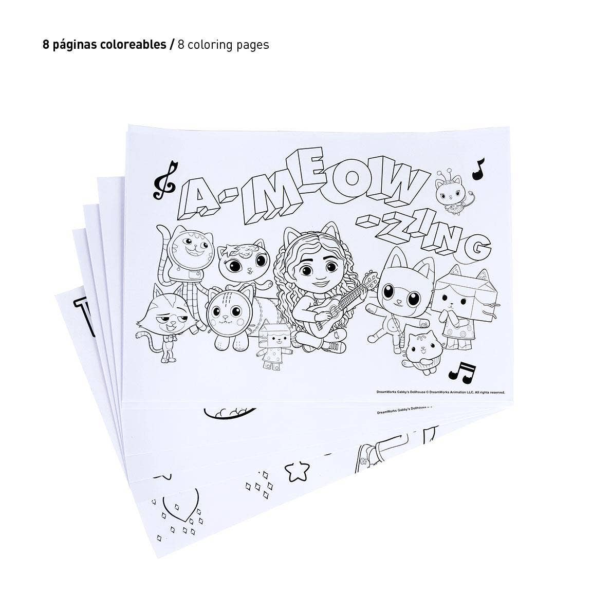 Dibujos para colorear - Casa de Muñecas Gabby - MINI MUNDO