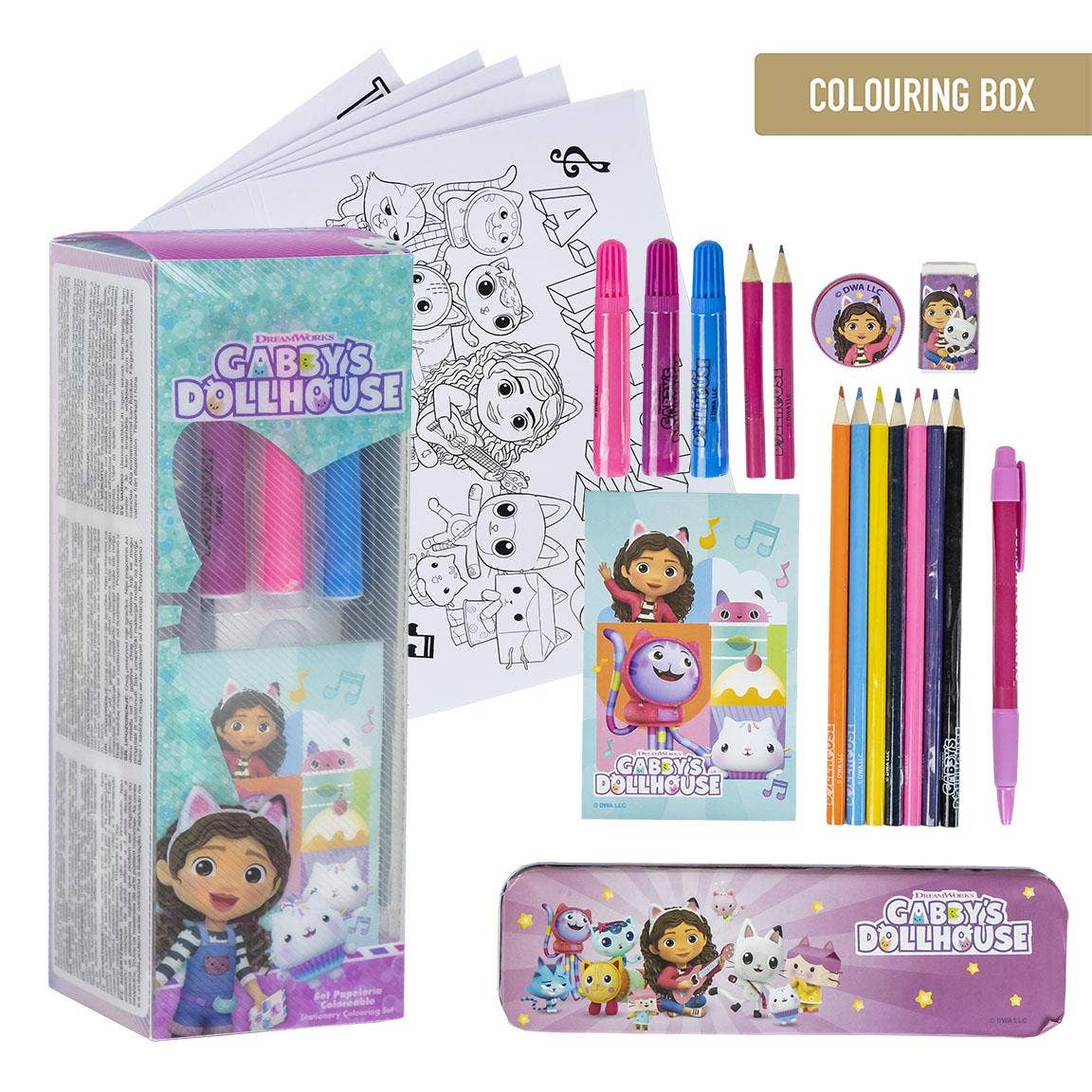 Dibujos para colorear - Casa de Muñecas Gabby - MINI MUNDO