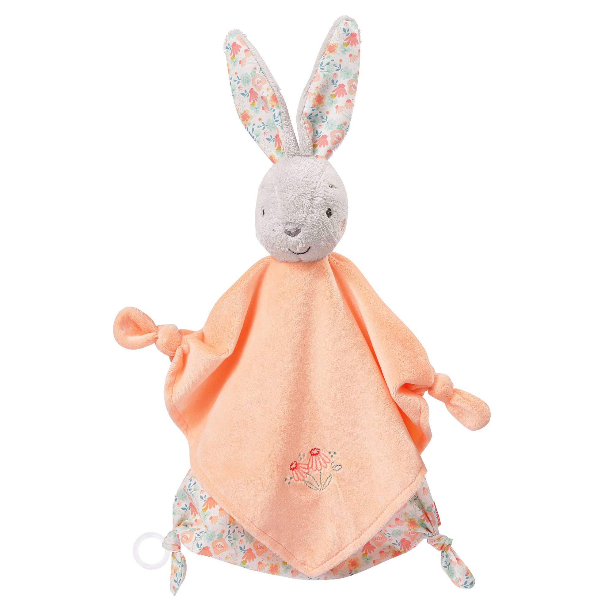 Doudou - Conejo naranja y gris - MINI MUNDO