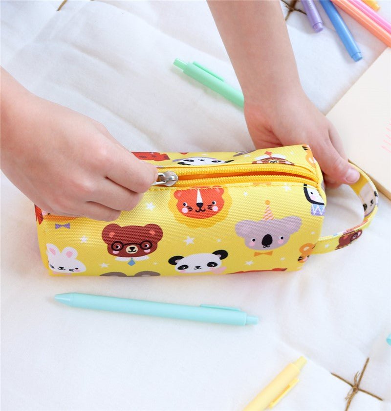 Estuche escolar - animales - MINI MUNDO