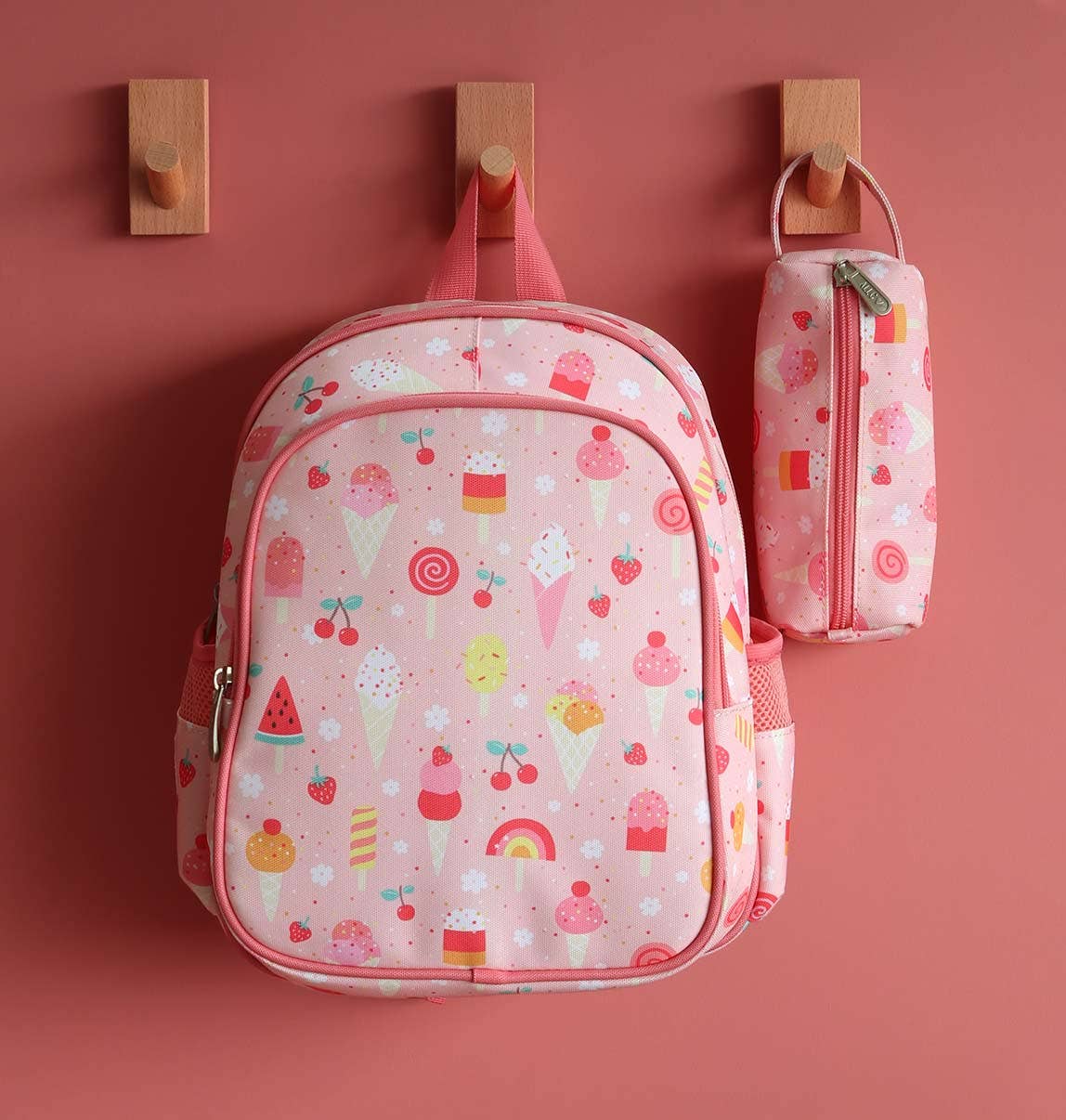Estuche escolar - helado - MINI MUNDO
