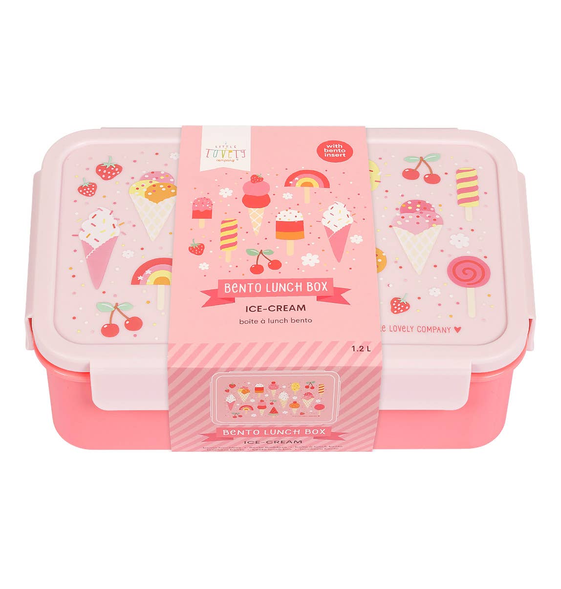 Fiambrera con compartimentos XL - helado - MINI MUNDO