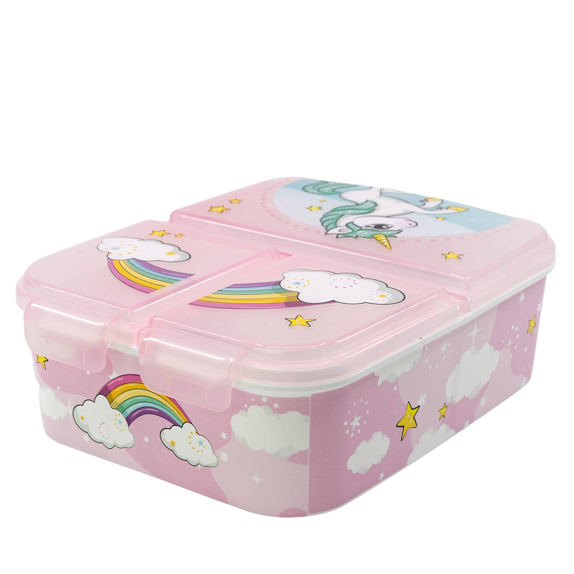 Fiambrera múltiple - unicornio arcoiris - MINI MUNDO