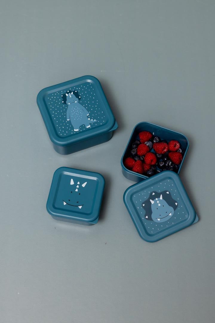 Fiambrera nido 3uds - Trixie triceratops - MINI MUNDO