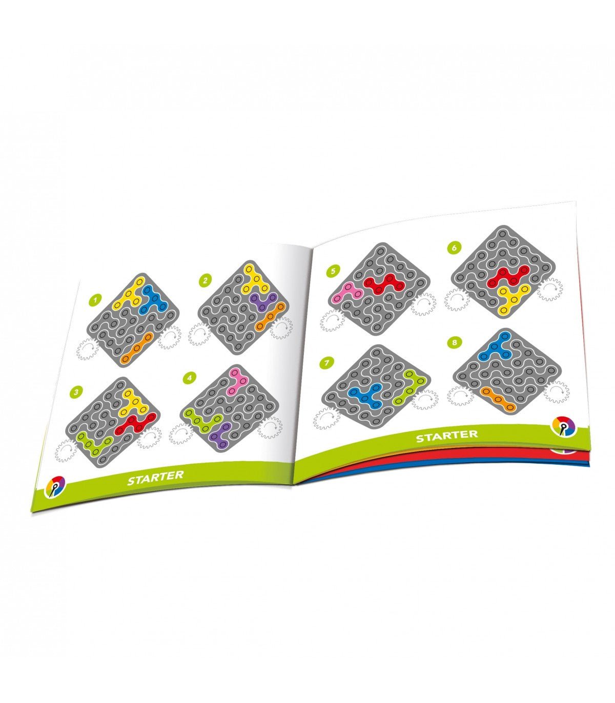 IQ Gears – Juego de lógica con engranajes y 120 desafíos - MINI MUNDO
