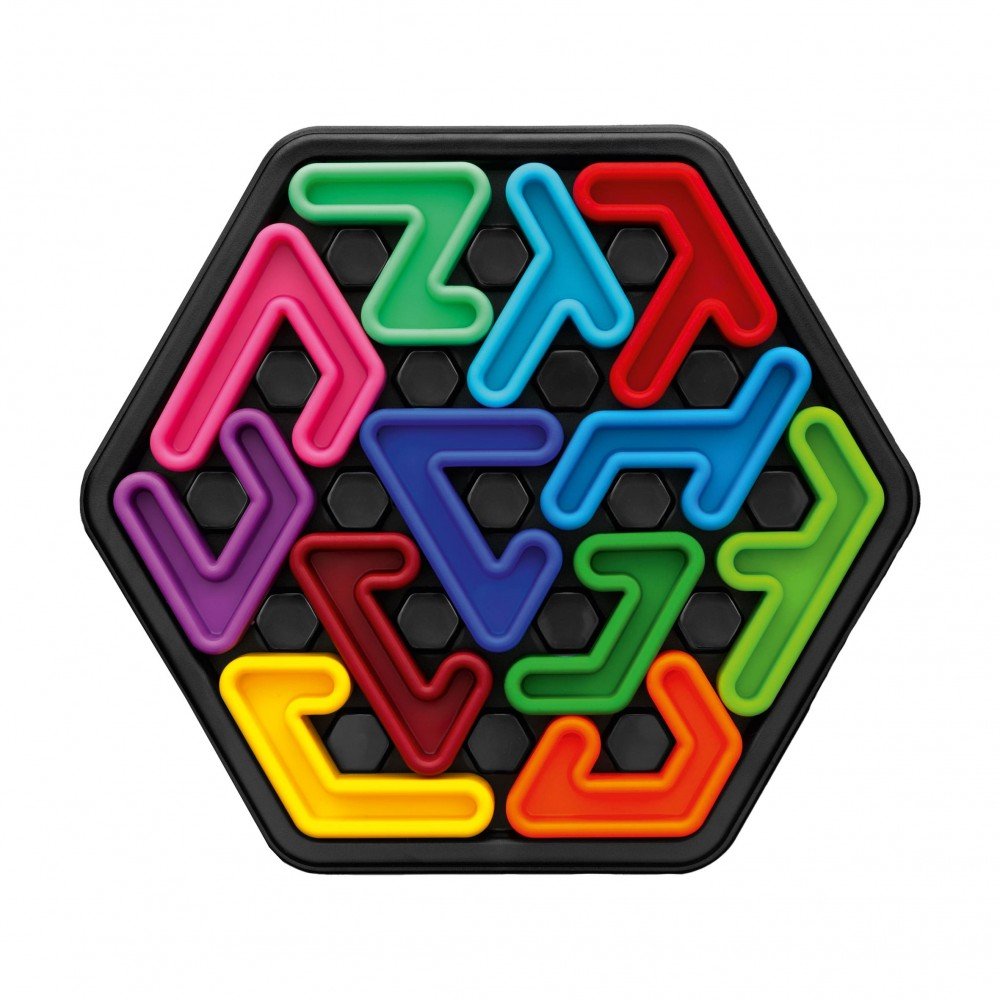 IQ Hexagon – Juego de lógica con 120 desafíos - MINI MUNDO